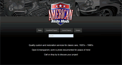 Desktop Screenshot of americanrestomods.com